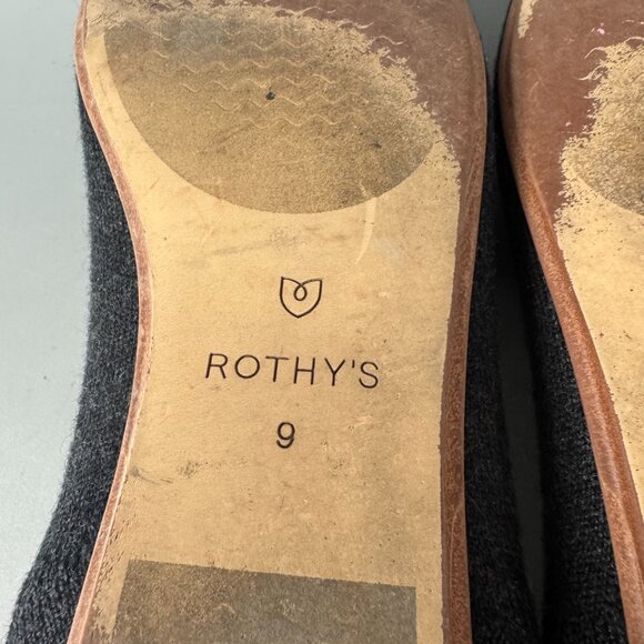 Rothy's Merino Tassel Loafers, Limited Edition in Black, Size 9 - Picture 10 of 13